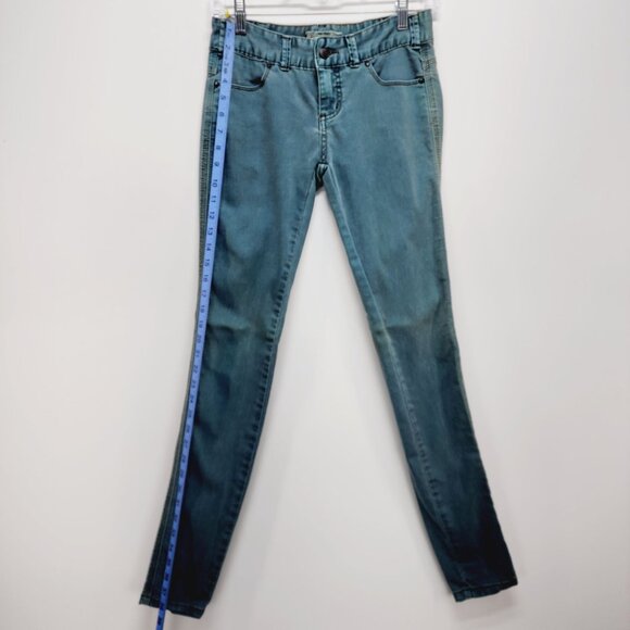Free People Womens Skinny Jeans Size W25 Medium Wash blue mid rise Denim - Picture 5 of 9